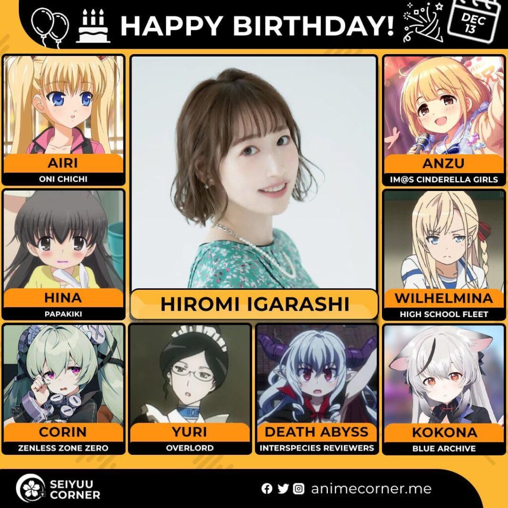 Happy 39th birthday to Hiromi Igarashi!