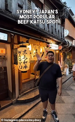Gyukatsu Kyoto Katsugyu, a popular restaurant chain in Japan, has opened its first ever store in Australia, selling its famous deep-fried beef cutlets - including marble wagyu and sirloin