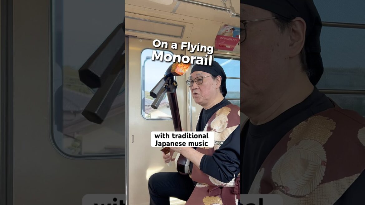 Flying monorail + Japanese music