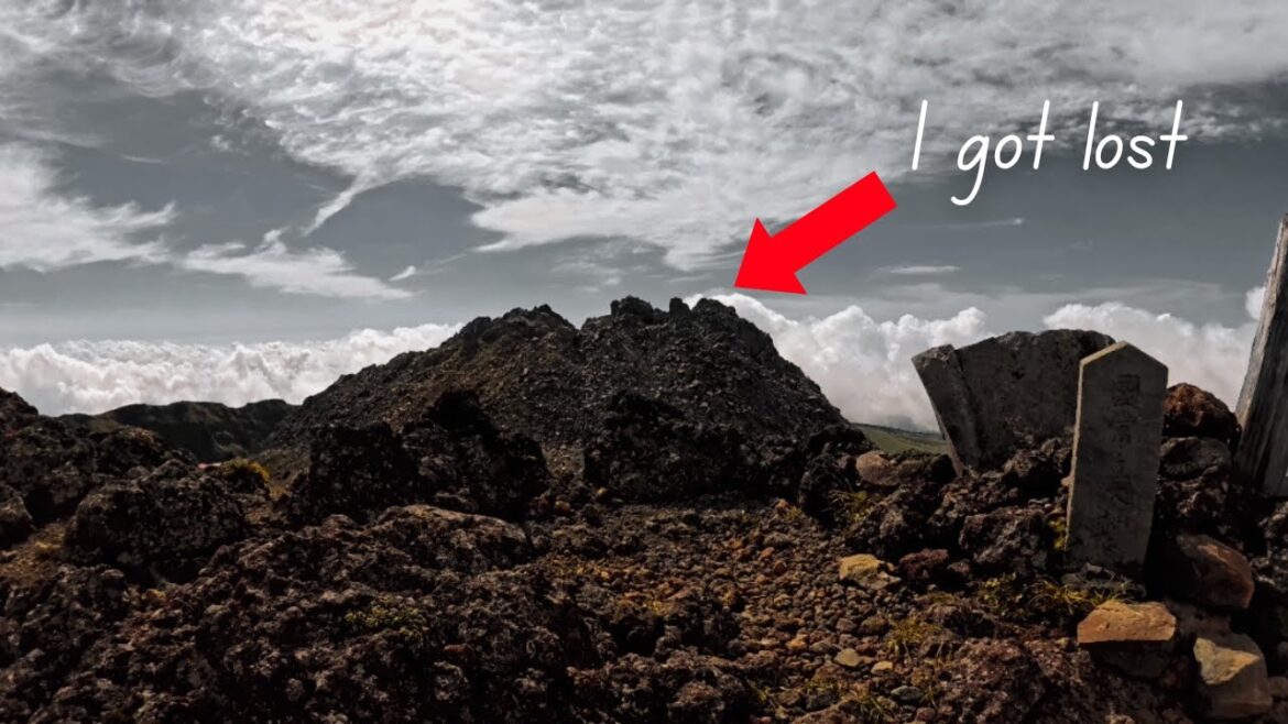 I GOT Lost on the Summit of Mt. Chōkai in Akita, JAPAN [4K]