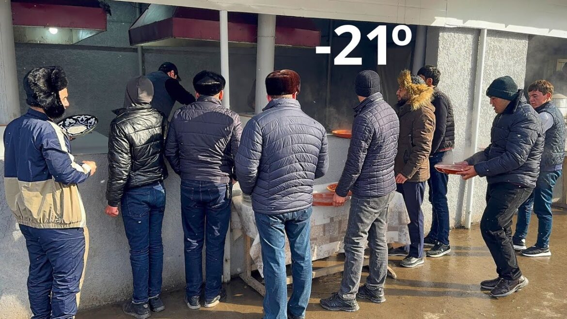 -21 ABNORMAL COLD | How UZBEKS eat at 6 in the MORNING? Popular Foods in Samarkand