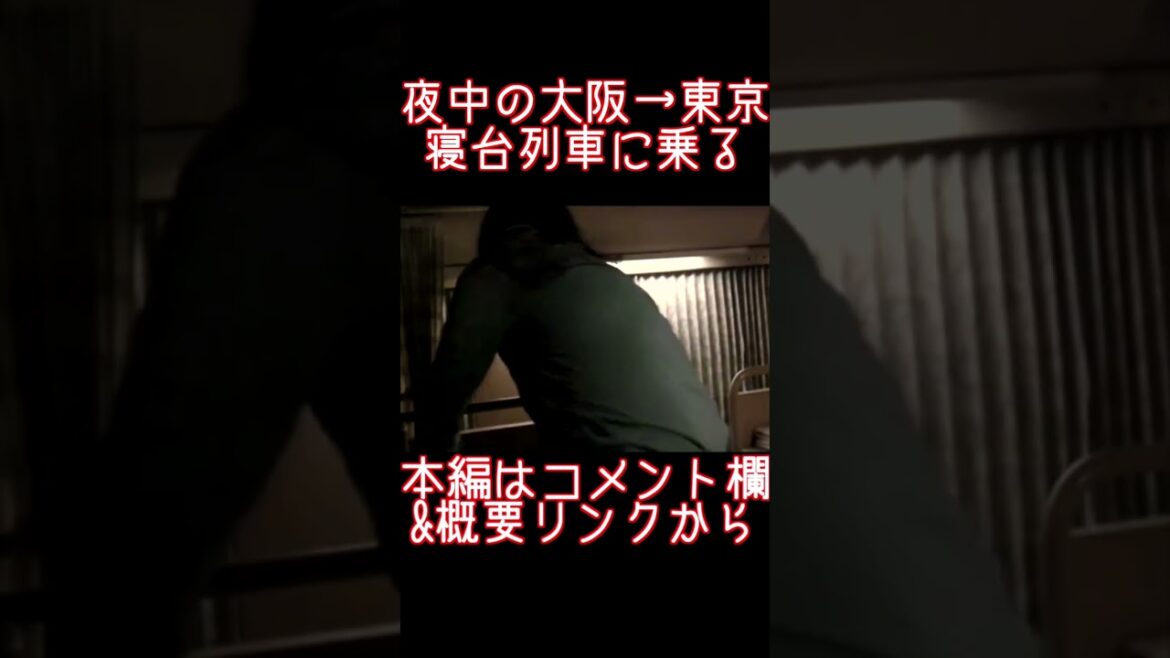 【大阪→東京】夜行列車サンライズ出雲が最高すぎた…!ノビノビ座席で快適旅 #shorts 【大阪→東京】夜行列車サンライズ出雲が最高すぎた…!ノビノビ座席で快適旅 #shorts