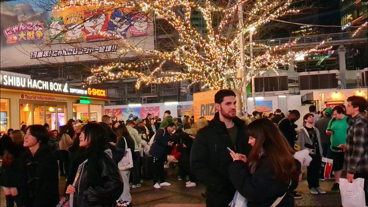 4K Shibuya Tokyo Japan Evening Walking Tour. 4K Shibuya Tokyo Japan Evening Walking Tour.