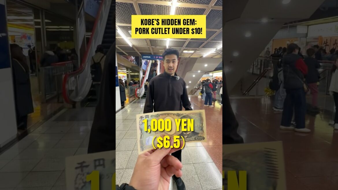 Kobe's hidden gem: pork cutlet under $10🇯🇵 #japantravel #kobe #localjapan