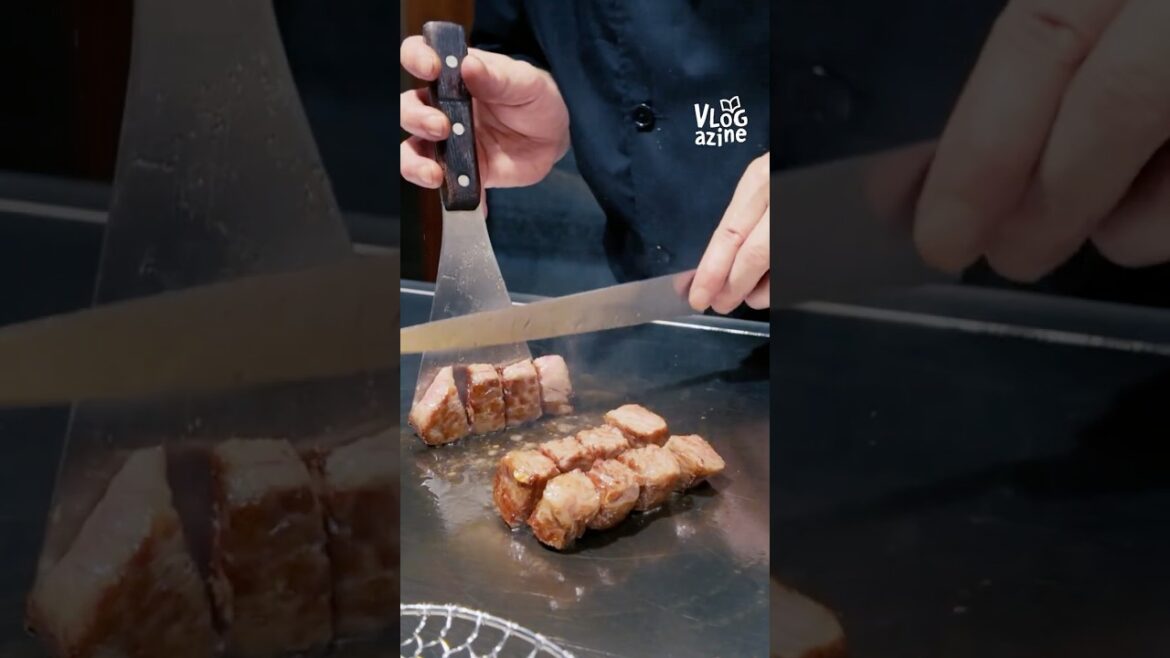 🥩 旅遊必吃鐵板神戶牛 #travelvlog #food #japan #kobebeef