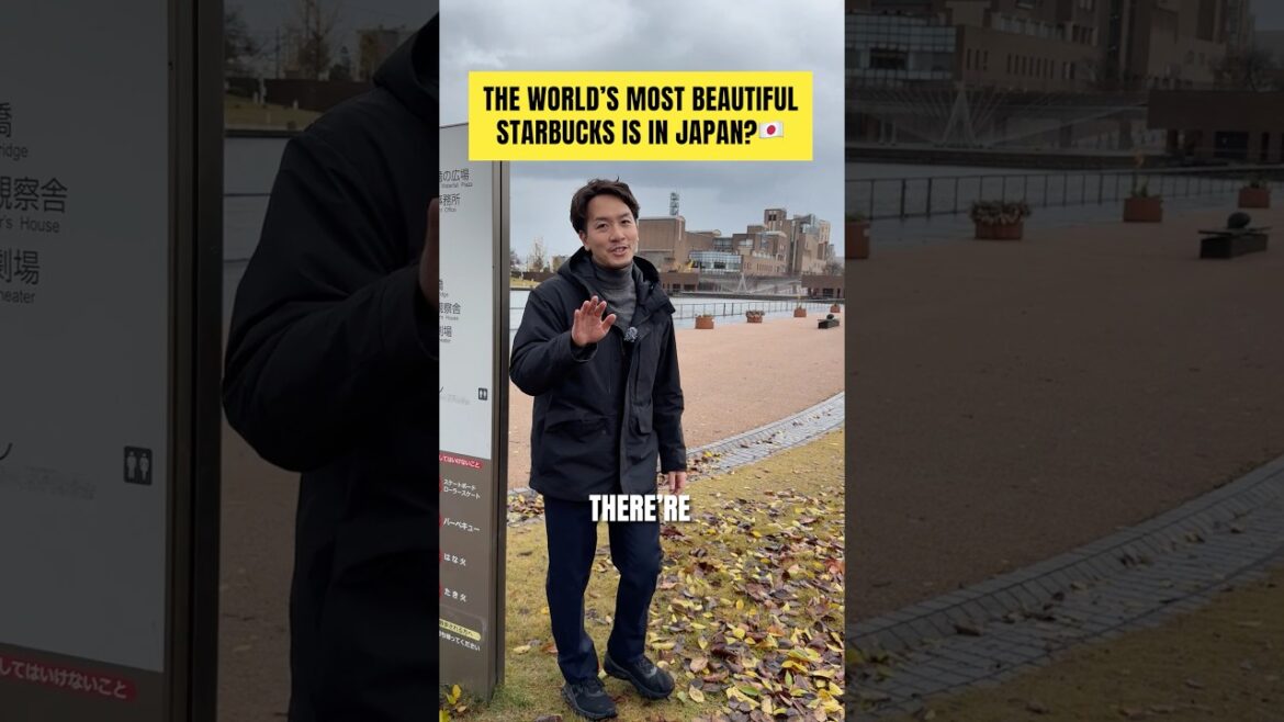 The world's most beautiful Starbucks is in Japan?!🇯🇵 #japantravel #toyama #tourguideinjapan