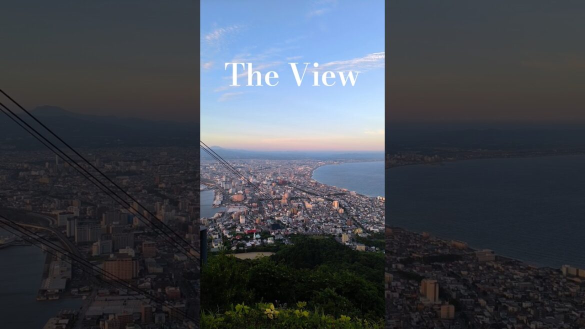 Mt. Hakodate Ropeway ➡️Mt. Hakodate Observatory #shorts #hakodate