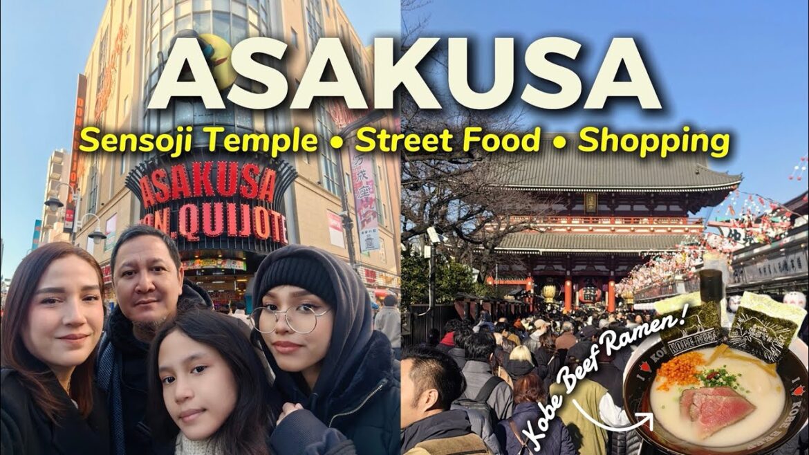 Sensoji Temple + Asakusa Street Food & Shopping | Uniqlo, Don Quijote & Kobe Beef Ramen 🇯🇵 Sensoji Temple + Asakusa Street Food & Shopping | Uniqlo, Don Quijote & Kobe Beef Ramen 🇯🇵