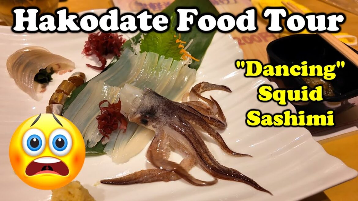 I Ate “Dancing” Squid Sashimi, Marukatsu Conveyor Belt Sushi, Pierogi & More! Hakodate Food Tour I Ate "Dancing" Squid Sashimi, Marukatsu Conveyor Belt Sushi, Pierogi & More! Hakodate Food Tour