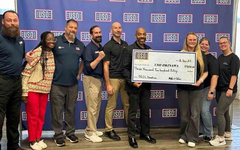 Okinawa Enlisted Spouses Club donates $3,250 to support USO Okinawa Mission Okinawa Enlisted Spouses Club donates $3,250 to support USO Okinawa Mission