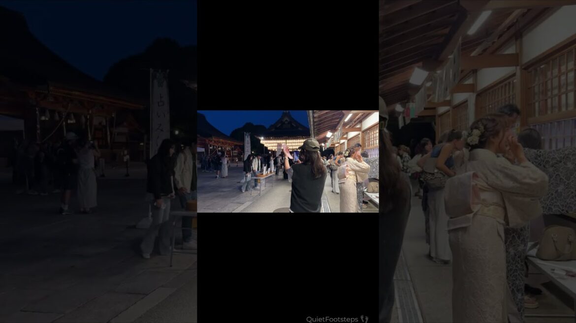 A Quiet Evening at Gion Shrine 🌙 Kyoto’s Gentle Glow