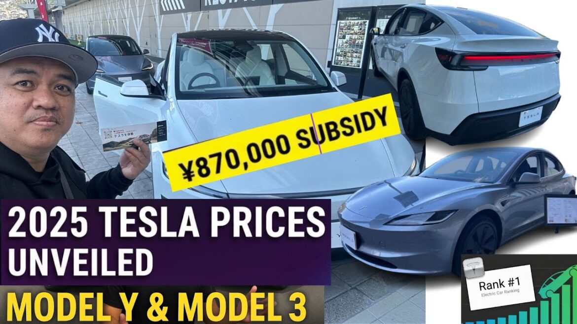 Inside Japan’s 2025 Tesla Model Y & Model 3 – Price & Full Tour! 🚗 Inside Japan’s 2025 Tesla Model Y & Model 3 – Price & Full Tour! 🚗