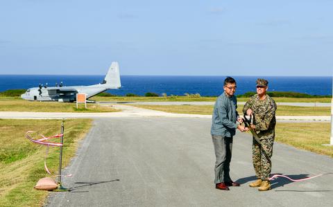 Marine Corps reopens Ie Shima airfield after repairs, ending temporary Kadena drops Marine Corps reopens Ie Shima airfield after repairs, ending temporary Kadena drops
