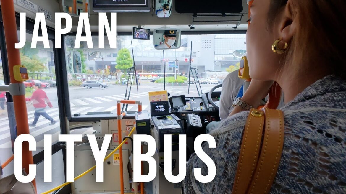 Kyoto City Bus - Japan 4K