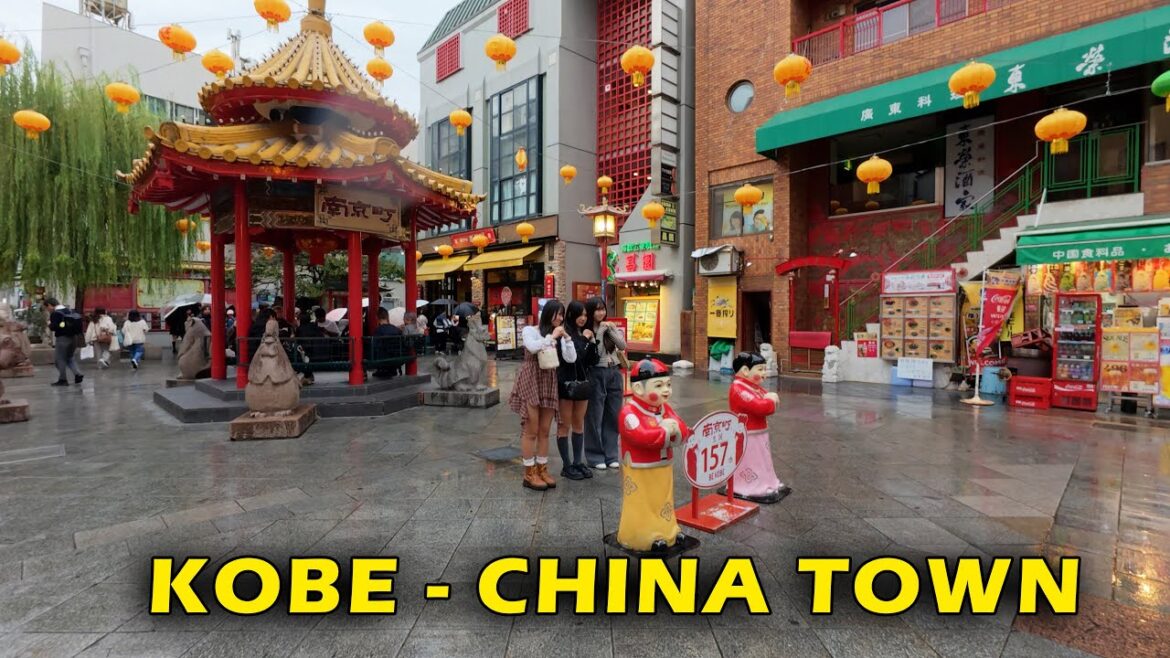 JAPANESE CHINATOWN & SHOPPING Streets KOBE Japan 2025