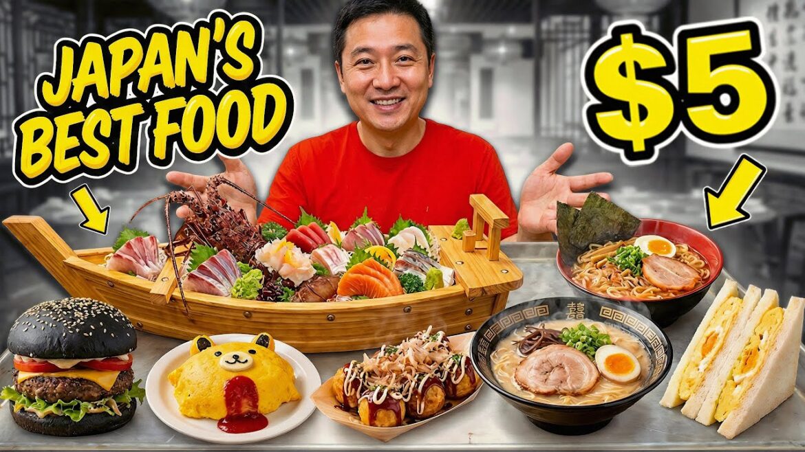 ULTIMATE JAPAN FOOD TOUR! Tokyo Ramen, Oden & Local Eats