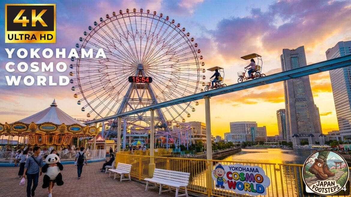 Japan Walking Tour: Yokohama Cosmo World (4K HDR) Japan Walking Tour: Yokohama Cosmo World (4K HDR)
