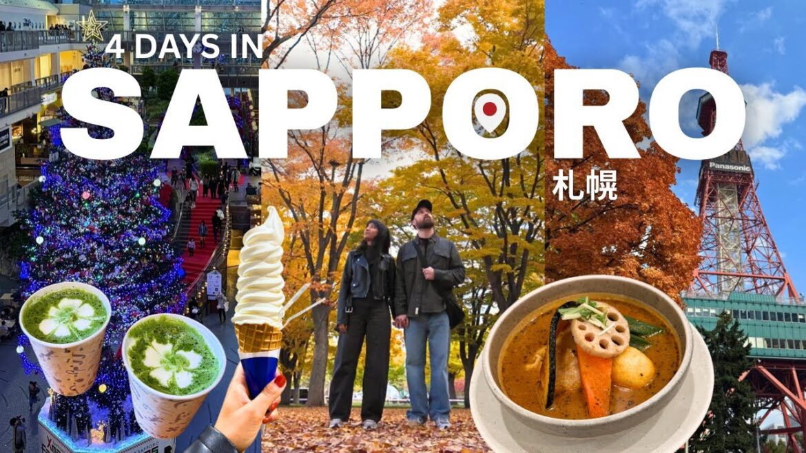 4 days in Sapporo, Japan! 🇯🇵 Hokkaido's best shopping, cafes, and food spots (Hokkaido travel vlog)