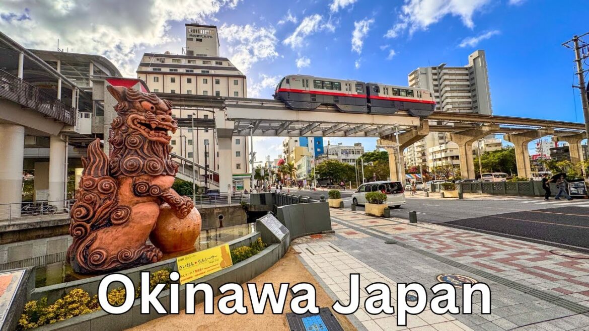 Empty Streets of Naha Okinawa Japan Walking Tour