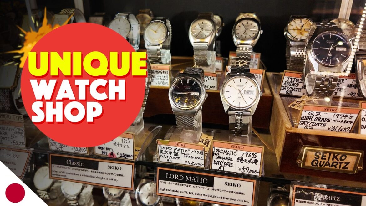 Unique Watch Shop in Osaka Japan for Seiko Collectors!