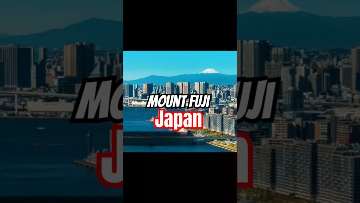 Mount Fuji Tallest mountain in Tokyo