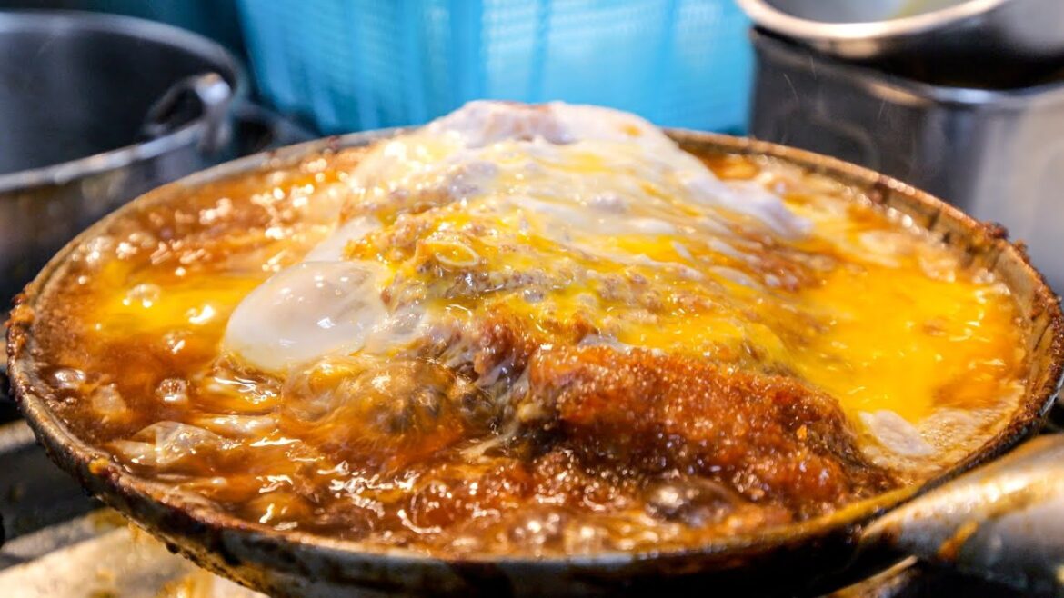総重量８００グラムのカツ丼！大阪アニキたちが殺到する４６年続くカツ丼専門店がヤバい
