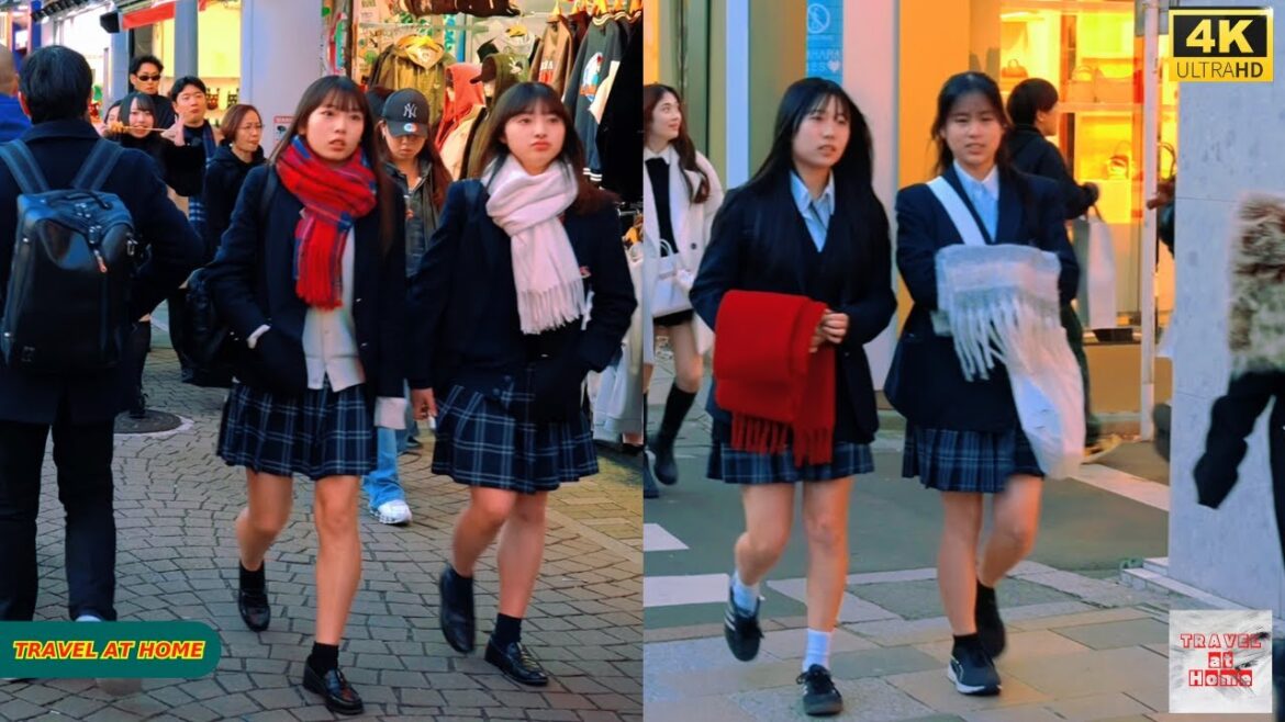 4K HDR Japan travel 2025 | Walk in Harajuku（原宿）Tokyo Japan |Relaxing Natural City ambience