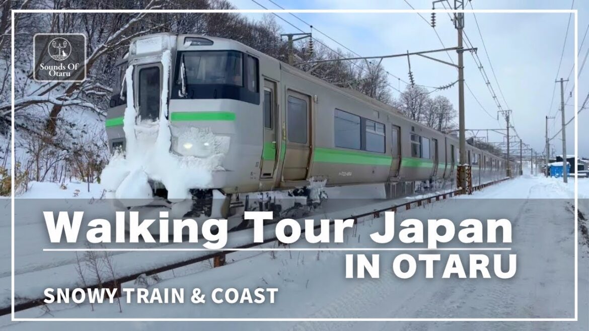 WALKING TOUR JAPAN IN OTARU｜Snowy Train and Asari Coast