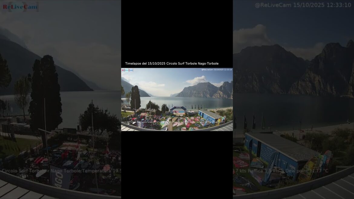 TimeLapse del 15/10/2025 Circolo Surf Torbole Nago-Torbole(TN) #shorts #timelapse #livecam TimeLapse del 15/10/2025 Circolo Surf Torbole Nago-Torbole(TN) #shorts #timelapse #livecam