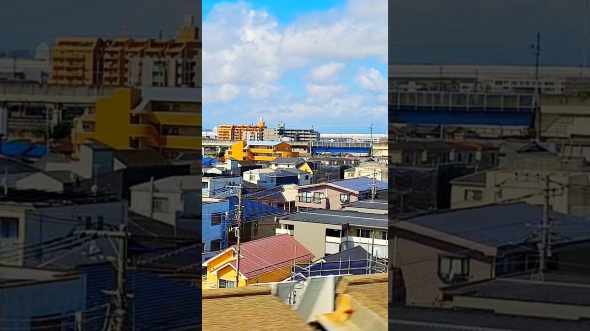 View from Japan's Bullet Train - Kobe to Tokyo #travel