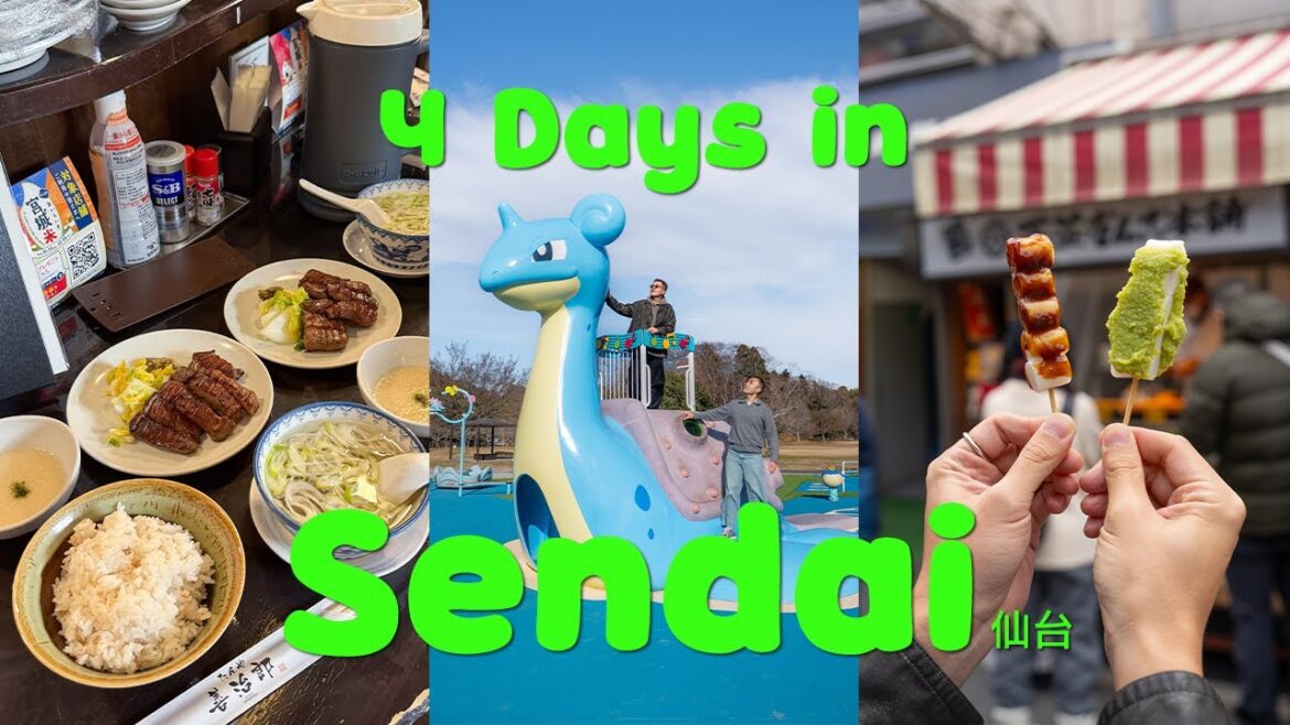 4 days in Sendai🇯🇵仙台 (best local food, newest pokemon park, aesthetic cafe, matsushima) | japan trip