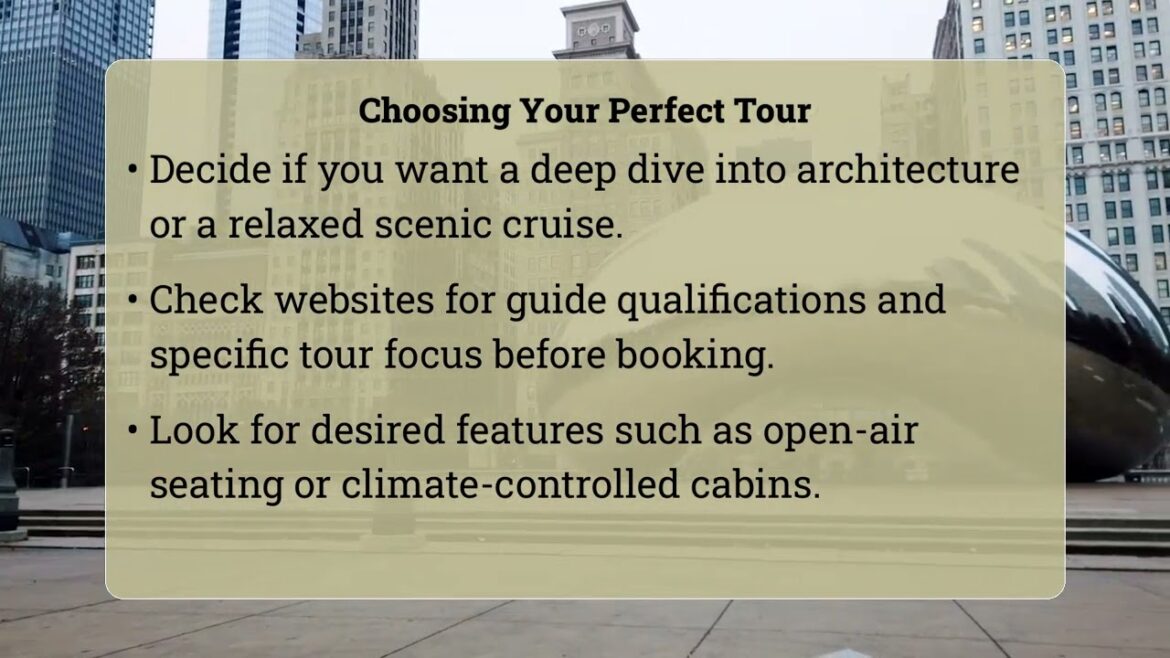 Are Chicago River Architecture Tours All The Same? Are Chicago River Architecture Tours All The Same?