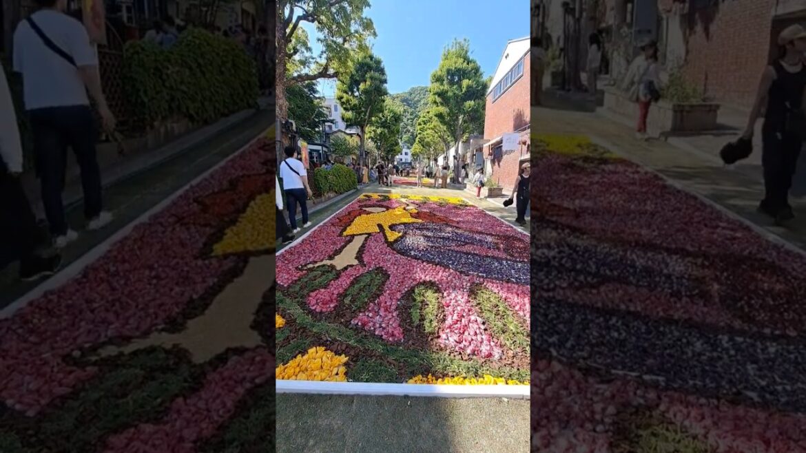 인피오라타 고베 2024 꽃길 축제  | 기타노 이진칸 고베 여행 브이로그 | 일본 거리 풍경 도보 여행