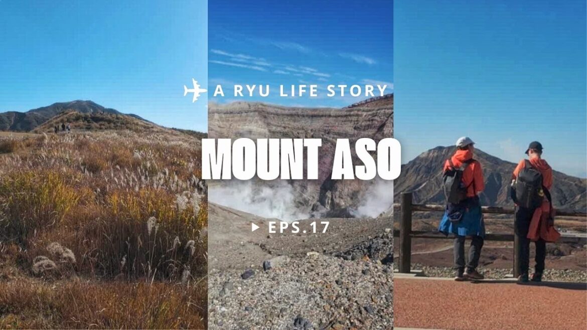 Mount Aso + Kurokawa Onsen Town | Kumamoto Day Trip | J JAPAN Travel Vlog 🇯🇵