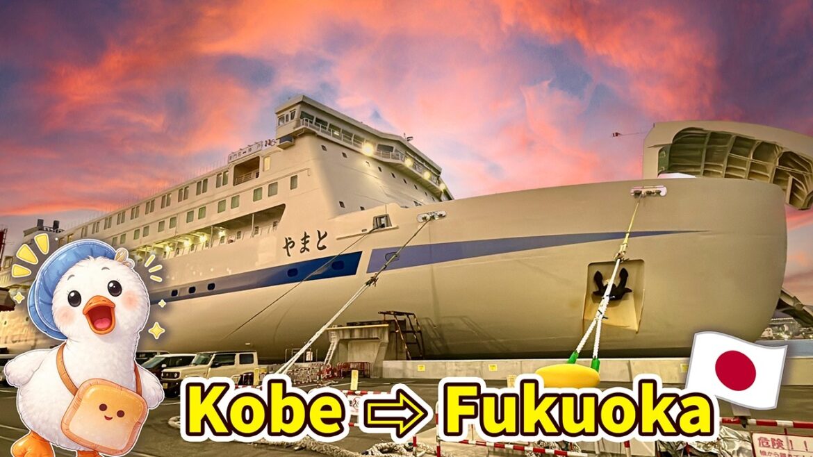 Just $64 for a Deluxe Single Room 🛳️ 13 Hours on a Japanese Ferry | Kobe → Fukuoka