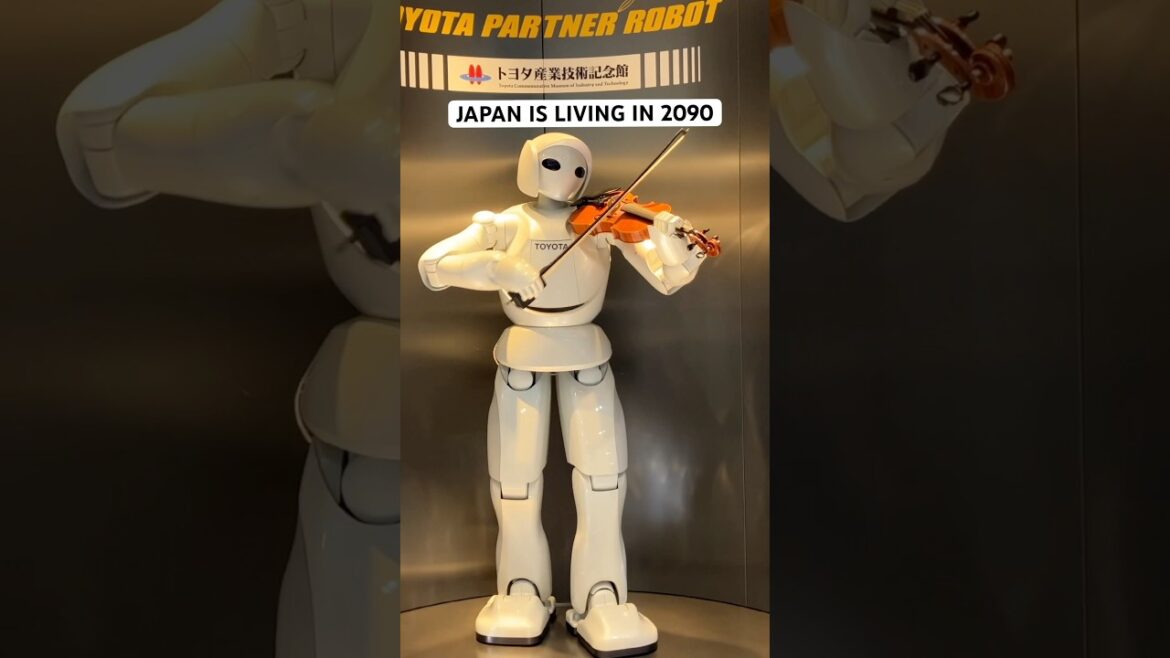 JAPAN IS LIVING IN 2090 #violin #robot #toyota