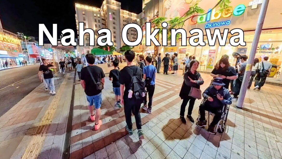 Naha Okinawa Japan Evening Walk | Kokusai Dori 4K