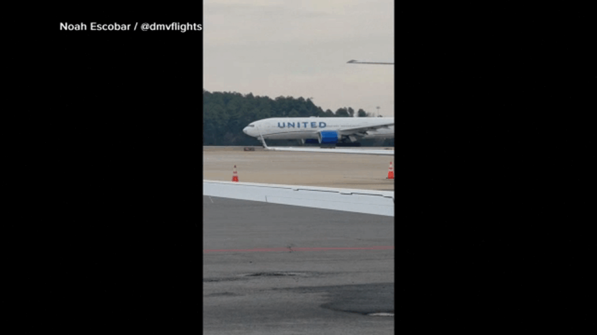 United Airlines 803 to Tokyo flight safely returns to Dulles airport after engine failure on Boeing 777-200 during takeoff: FAA United Airlines 803 to Tokyo flight safely returns to Dulles airport after engine failure on Boeing 777-200 during takeoff: FAA