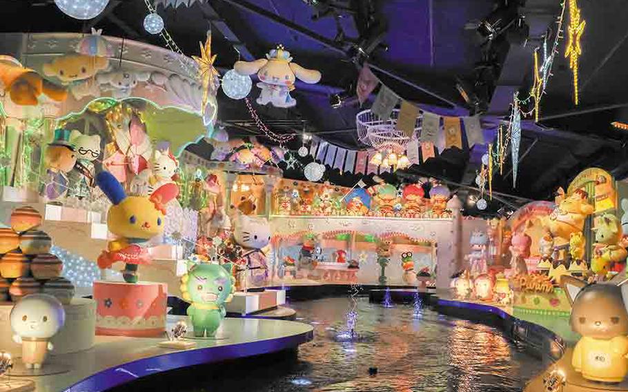 View when taking a Sanrio Puroland’ ride