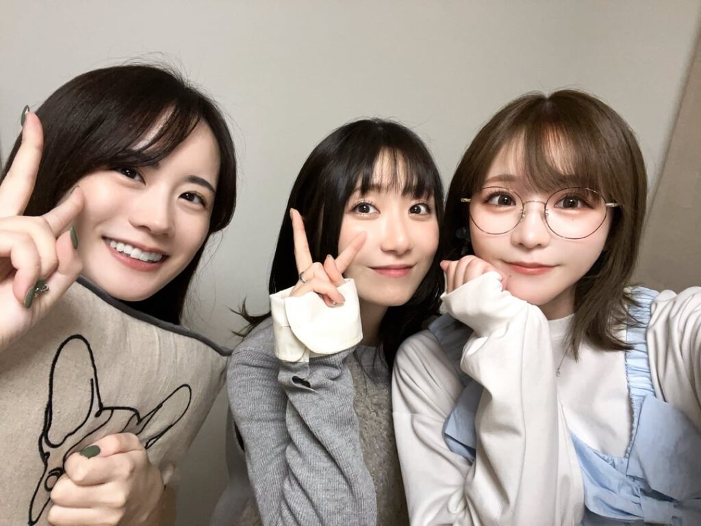 Seto Asami and Hidaka Rina Celebrated Takahashi Minami's Birthday(*´`)🎂🫶