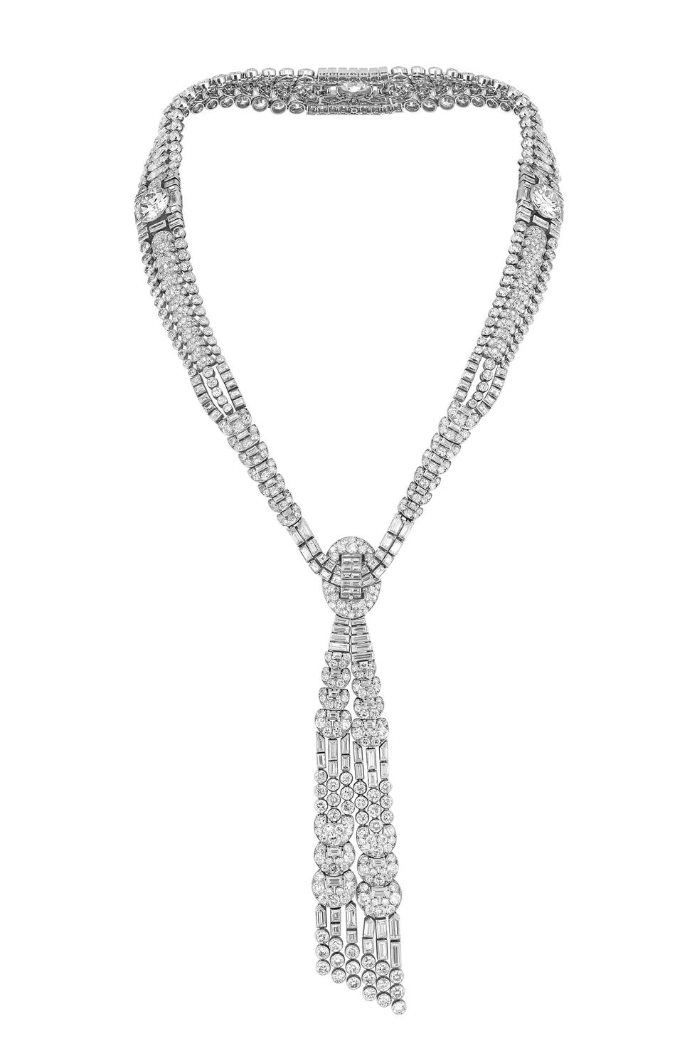 luxurious diamond necklace with an elegant design