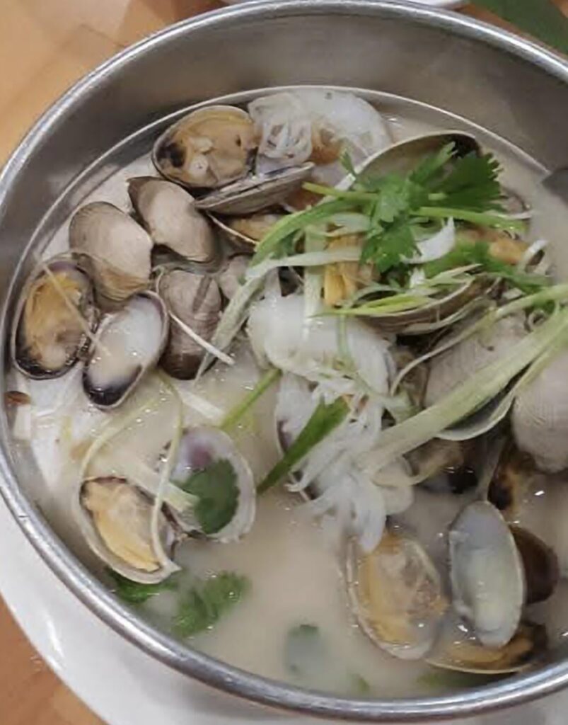 Clam soup