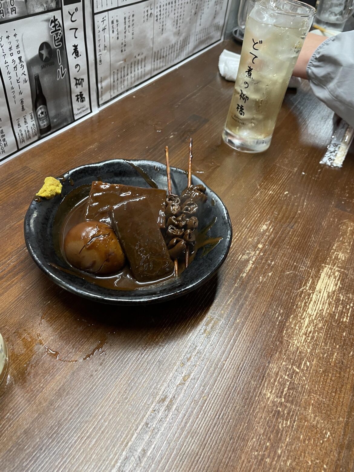 The best nights are at izakayas you just wander into.