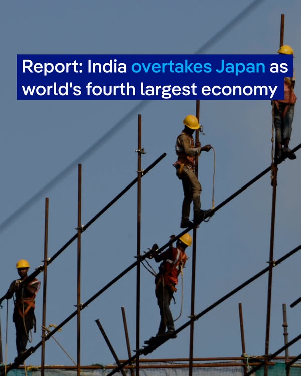 DW News – India has overtaken Japan as the world’s… DW News - India has overtaken Japan as the world's...