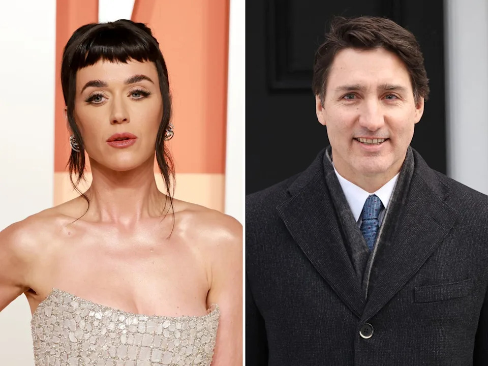 Getty Images Katy Perry and Justin Trudeau.