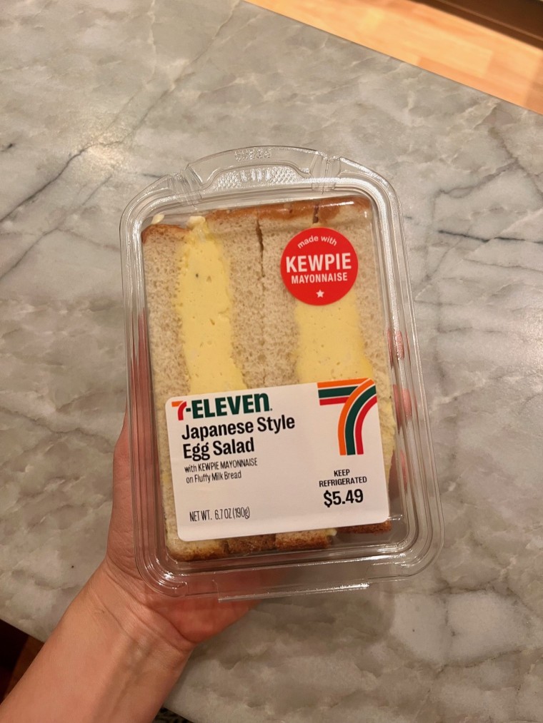 7-Eleven's Japanese-style egg salad sandwich in the U.S.