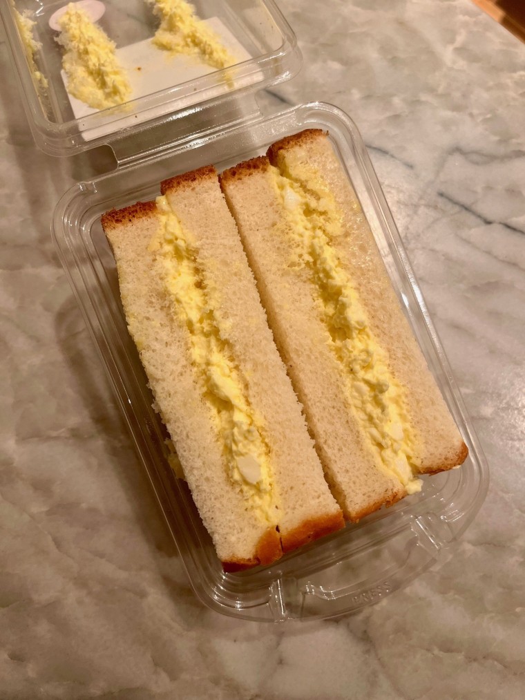 7-Eleven's Japanese-style egg salad sandwich in the U.S.