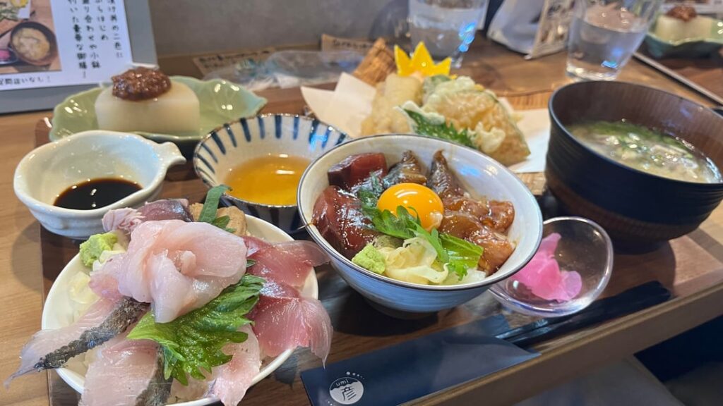 Seafood Tempura Lunch in Matsue, Shimane