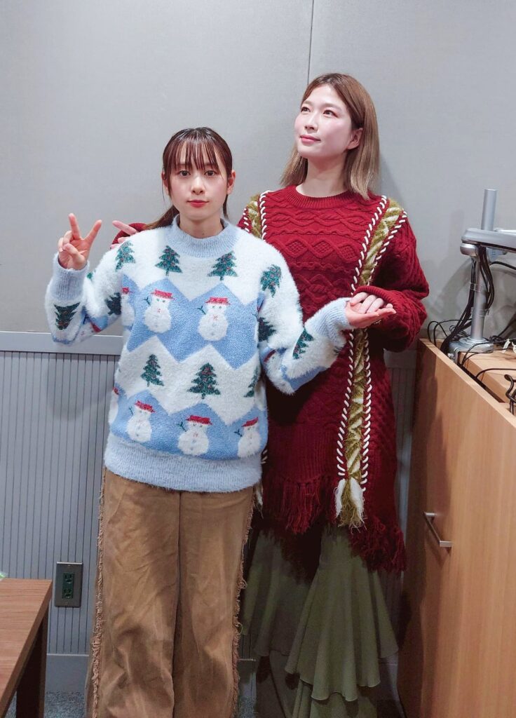 Maeda Kaori and Aoyama Yoshino from Kinyoubi no Shijimi #249✨