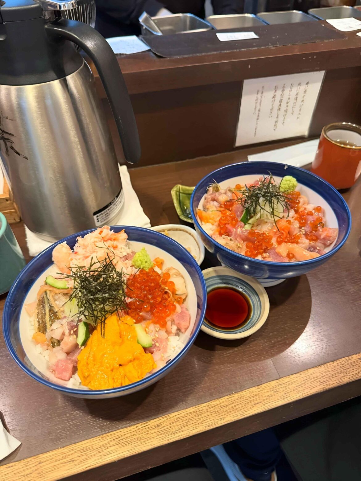 The exquisite Kaisendon (海鮮丼) from Hokkaido